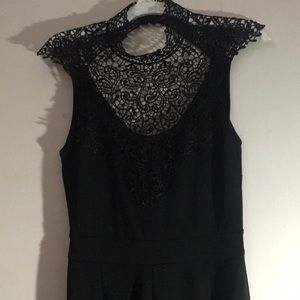 High Neck Lace jumper